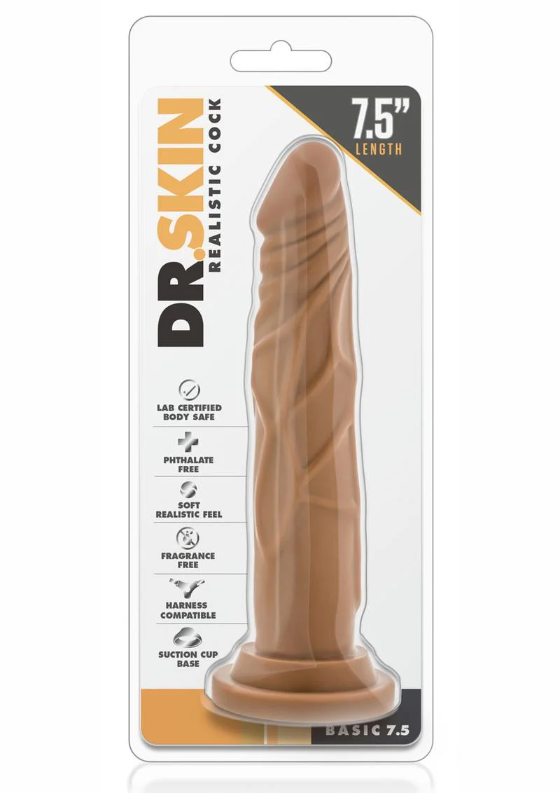Dr. Skin Realistic Cock Basic 7.5 Dildo - Image 5
