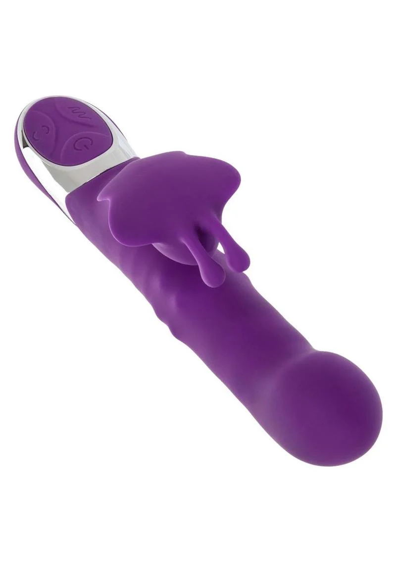 Enchanted Flutter Rechargeable Silicone Dual Action Vibrator - Image 4