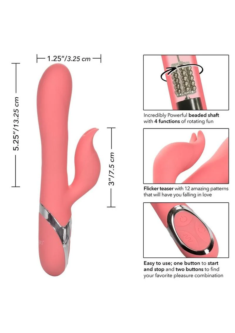 Enchanted Tickler Silicone Rechargeable Rabbit Vibrator - Image 2