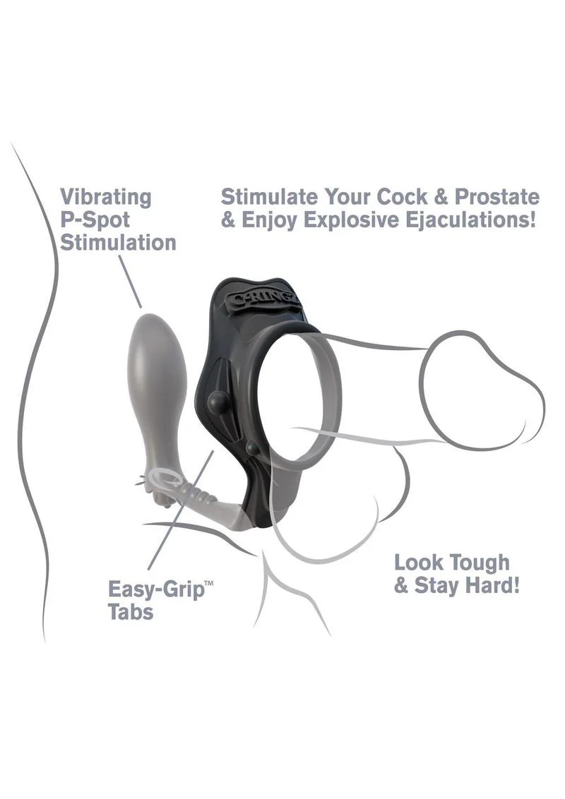 Fantasy C-Ringz Silicone Rock Hard Ass-Gasm Cock Ring with Bullet - Image 3