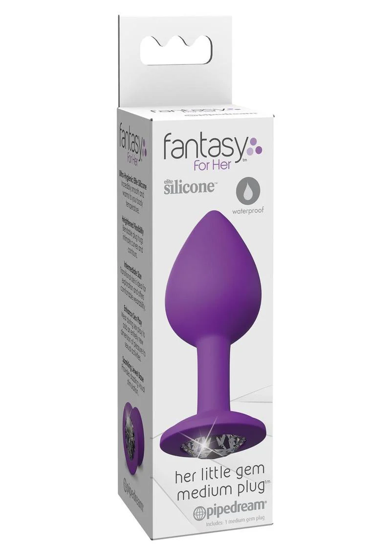Fantasy For Her Her Little Gem Medium Plug Anal Play Silicone Waterproof - Image 3