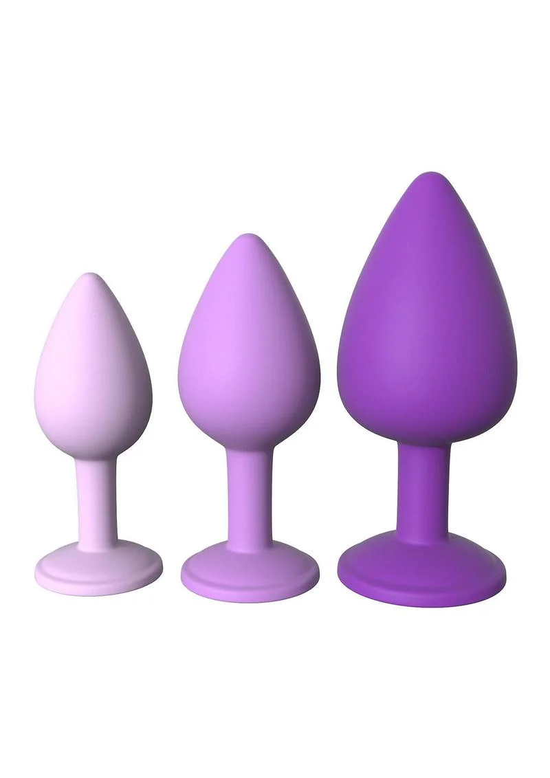 Fantasy For Her Her Little Gems Trainer Set Anal Kit 3 Training Size Plugs Waterproof Silicone - Image 2