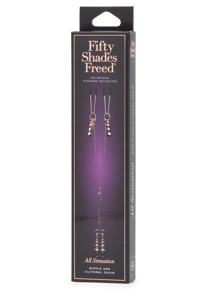 Fifty Shades Freed All Sensation Nipple and Clitoral Chain - Image 2