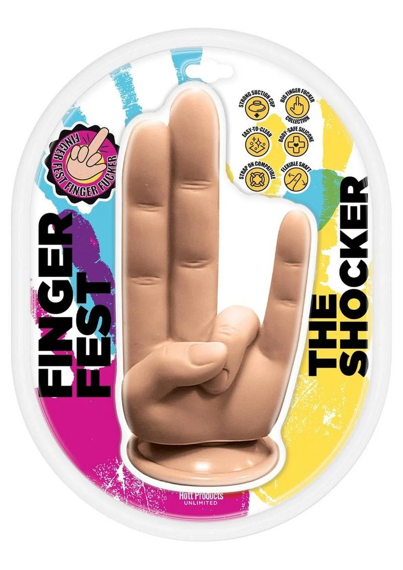 Finger Fest The Shocker Silicone Dildo - Image 2
