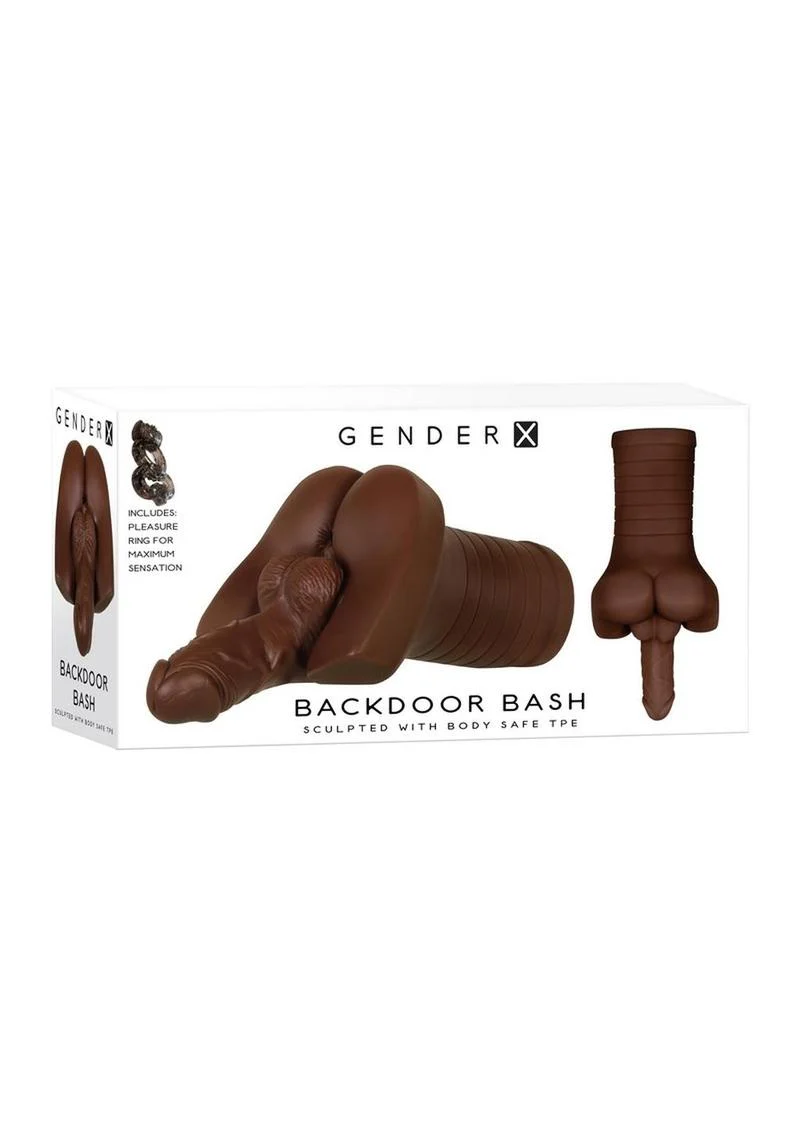 Gender X Backdoor Bash Stroker with Vibrating Cock Ring - Image 2