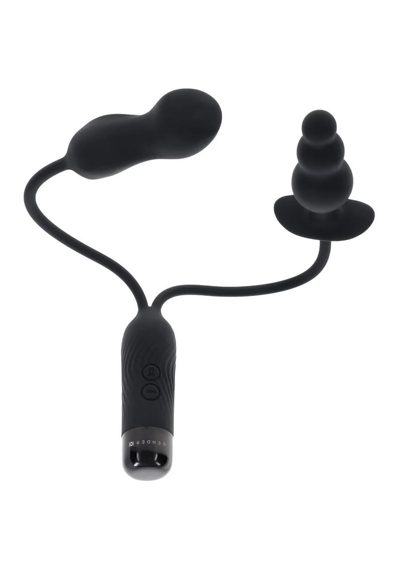 Gender X Double My Pleasure Rechargeable Silicone Dual Vibrator - Image 2