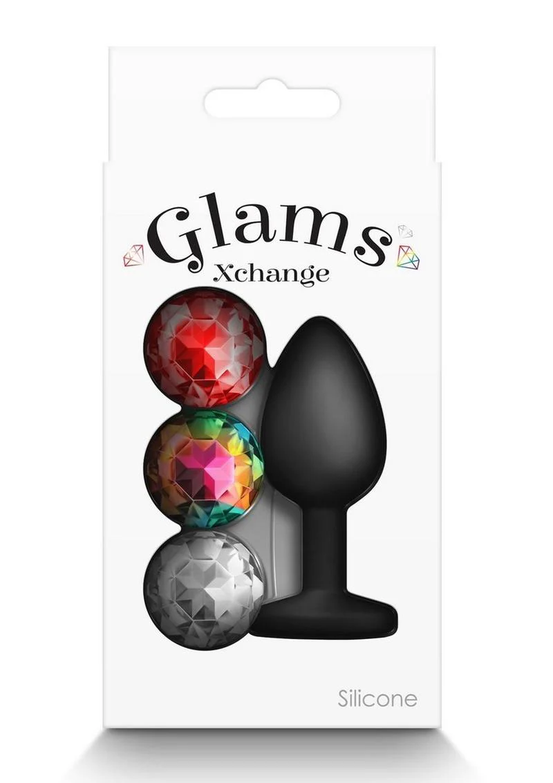 Glams Xchange Round Silicone Anal Plug - Image 3