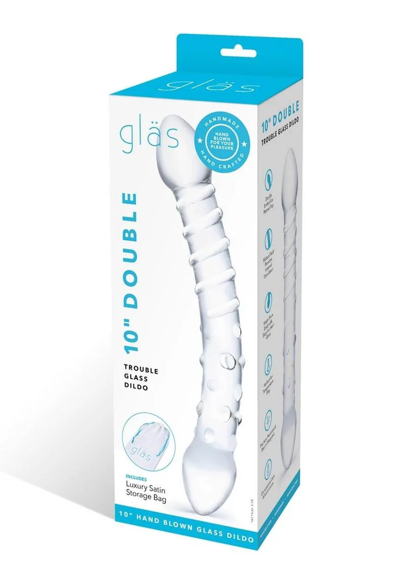 Glas Double Trouble Glass Dildo - Image 2