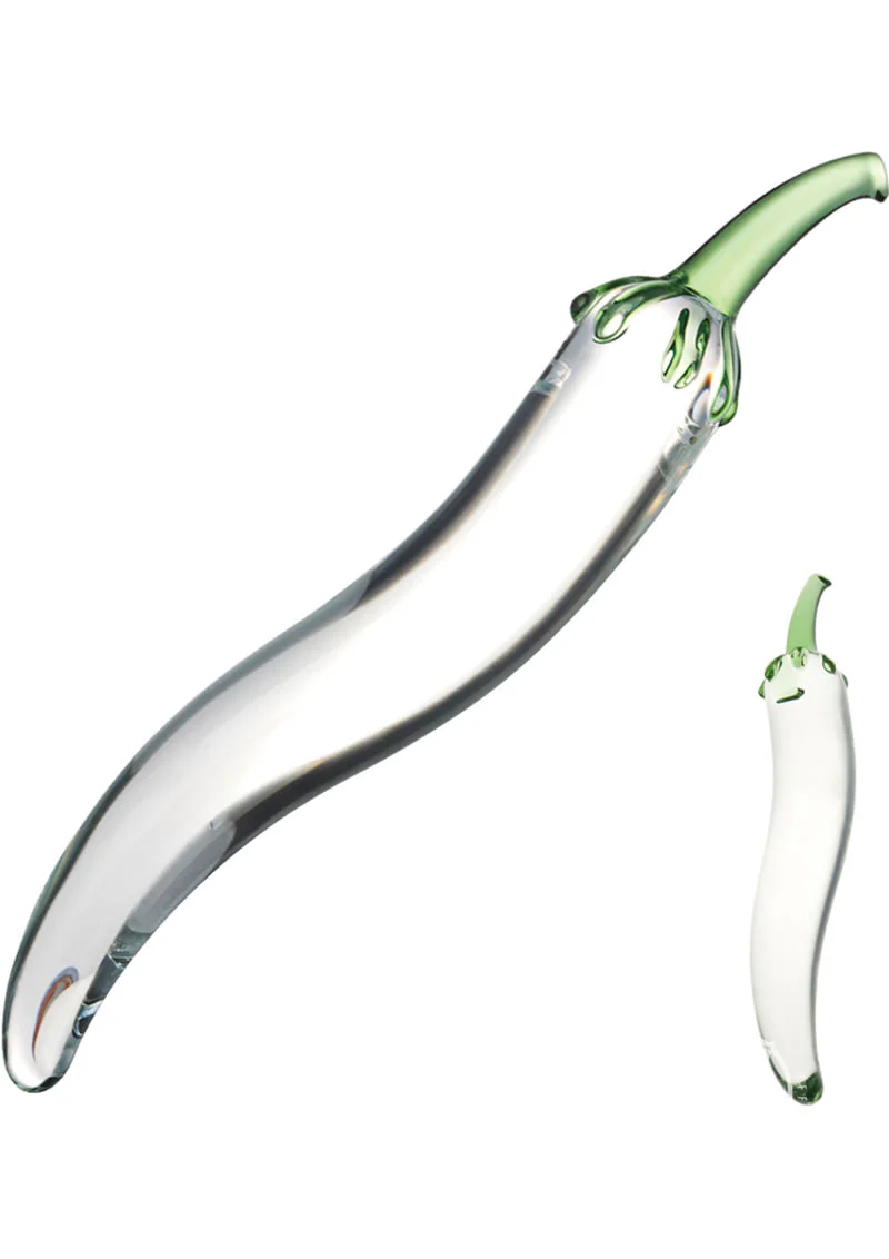 Glas Glass Naturals Chili Pepper Dildo - Image 3