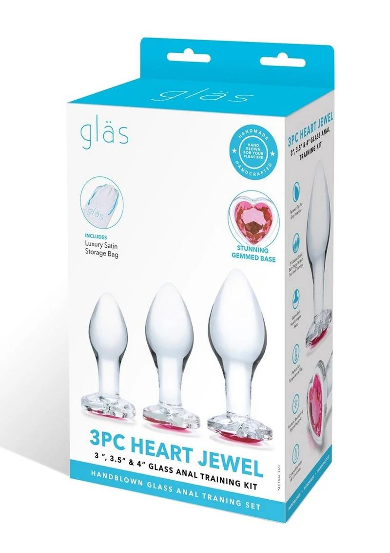 Glas Heart Jewel Glass Anal Training - Image 2