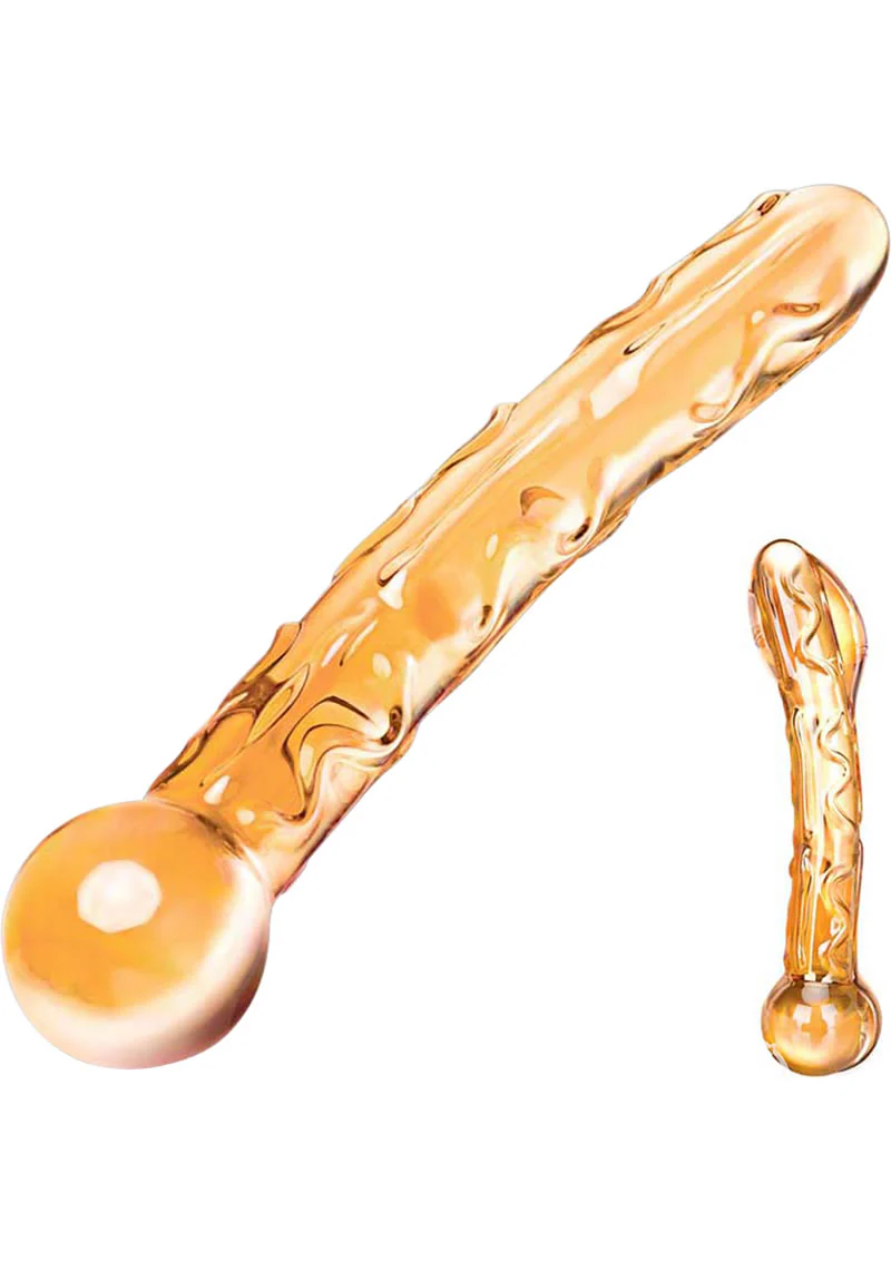 Glas Orange Tickler Glass Dildo - Image 3