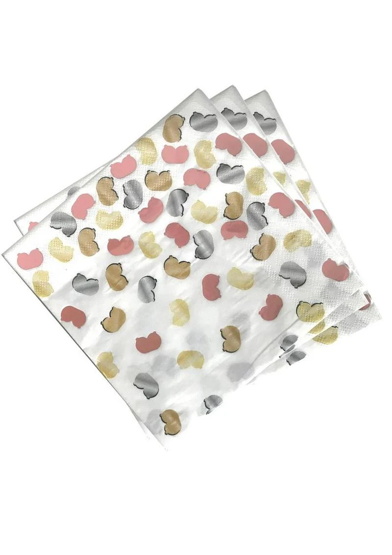 Glitterati Boobie Party Napkins