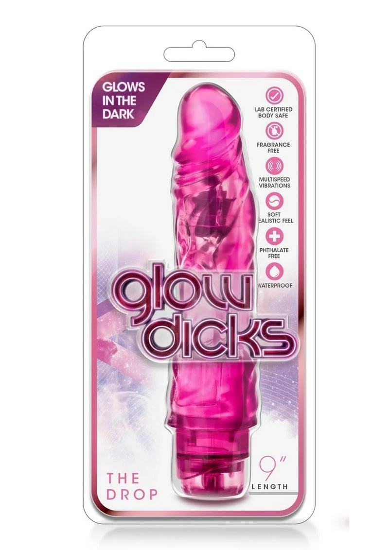 Glow Dicks The Drop Vibrating Dildo - Image 2