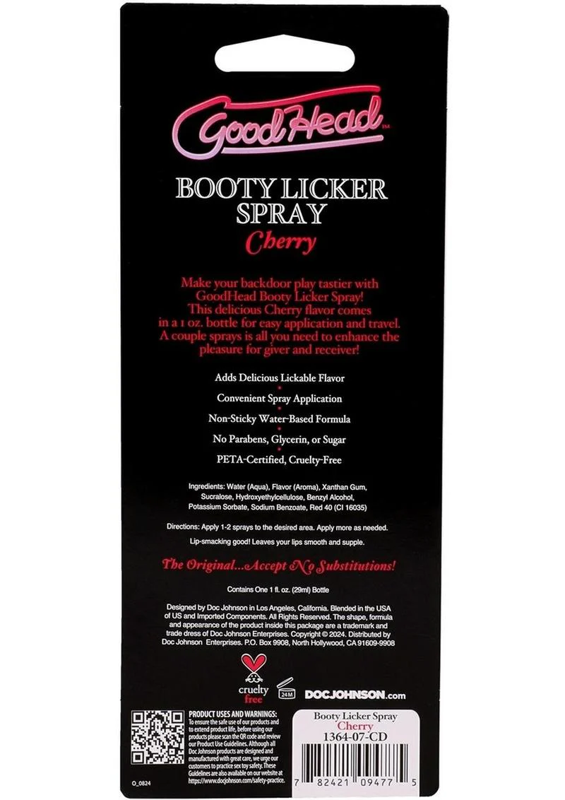 Goodhead Booty Licker Spray - Cherry - Image 4