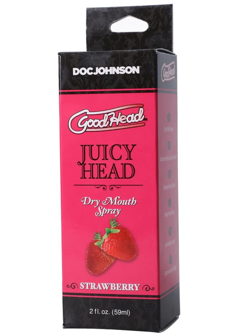 Goodhead Juicy Head Dry Mouth Spray - Sweet Strawberry - Image 2
