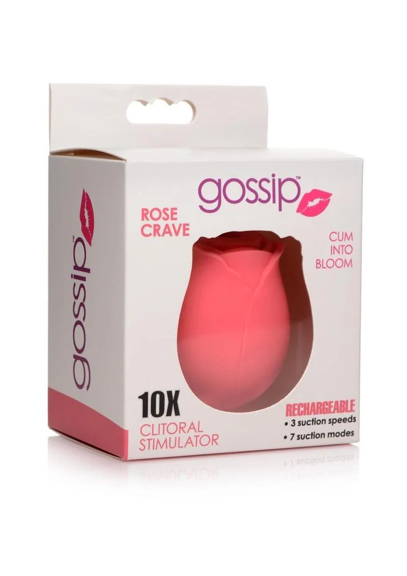 Gossip Rose Crave 10x Rechargeable Silicone Clitoral Stimulator - Image 2