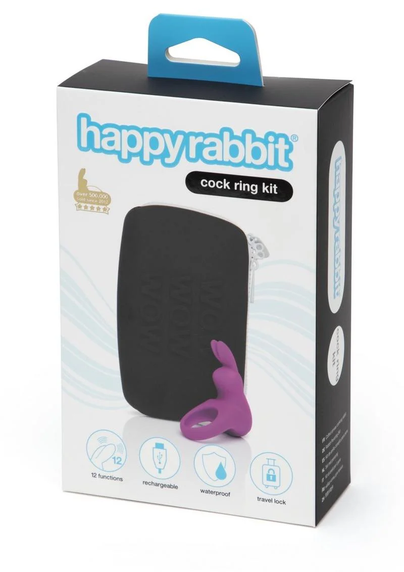 Happy Rabbit Cock Ring Rechargeable Silicone Kit - Image 2