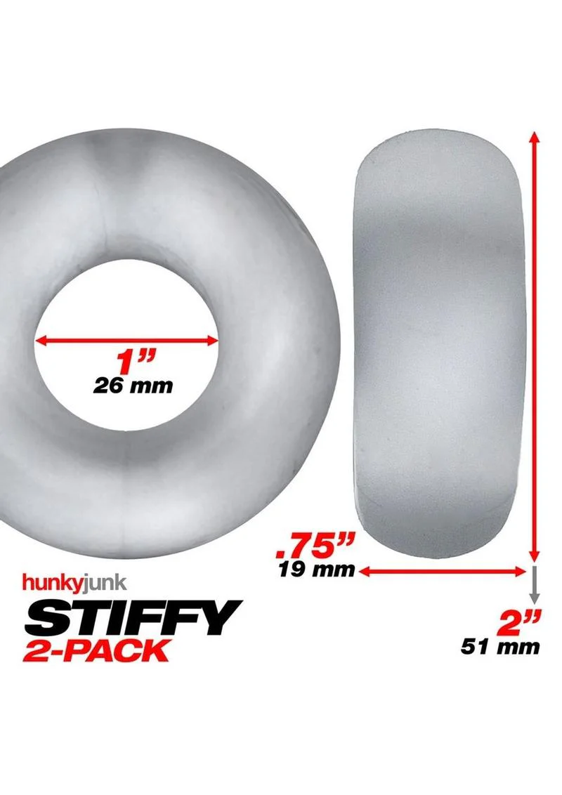 Hunkyjunk Stiffy Bulge Silicone Cock Rings - Image 6