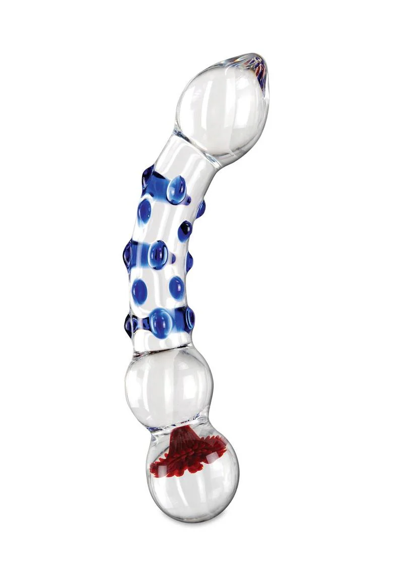 Icicles No. 18 Textured Glass Dildo - Image 3