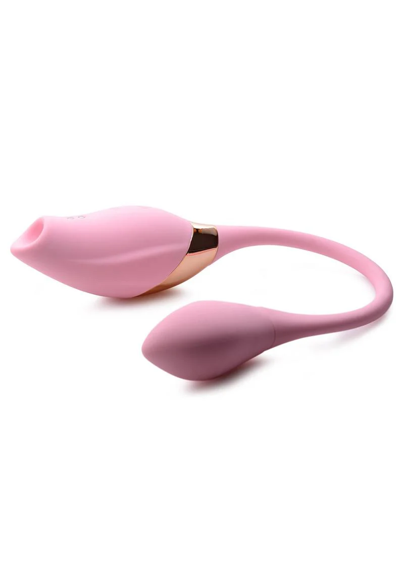 Inme Shegasm 8x Tandem Plus Rechargeable Silicone Suction Clitoral Stimulator and Egg - Image 2