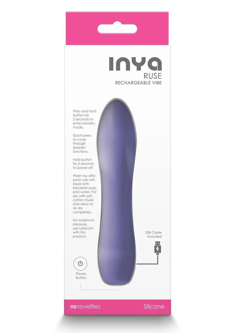 Inya Ruse Rechargeable Silicone Vibrator - Image 3