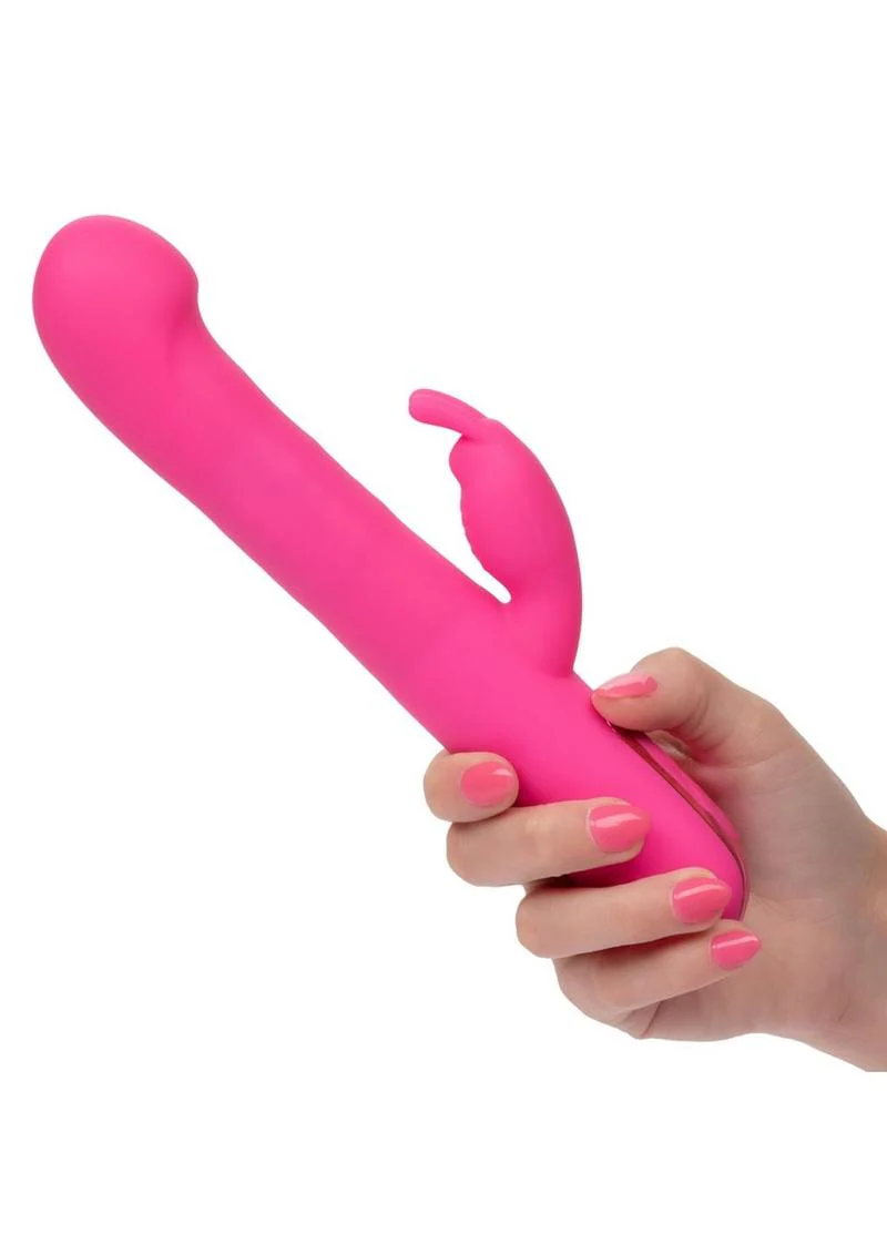 Jack Rabbit Elite Beaded G Rabbit Silicone Rechargeable Vibrator with Clitoral Stimulator - Image 2