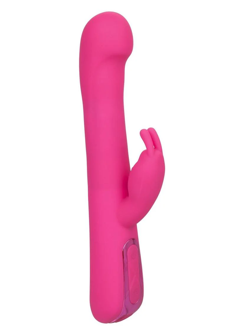 Jack Rabbit Elite Beaded G Rabbit Silicone Rechargeable Vibrator with Clitoral Stimulator - Image 4