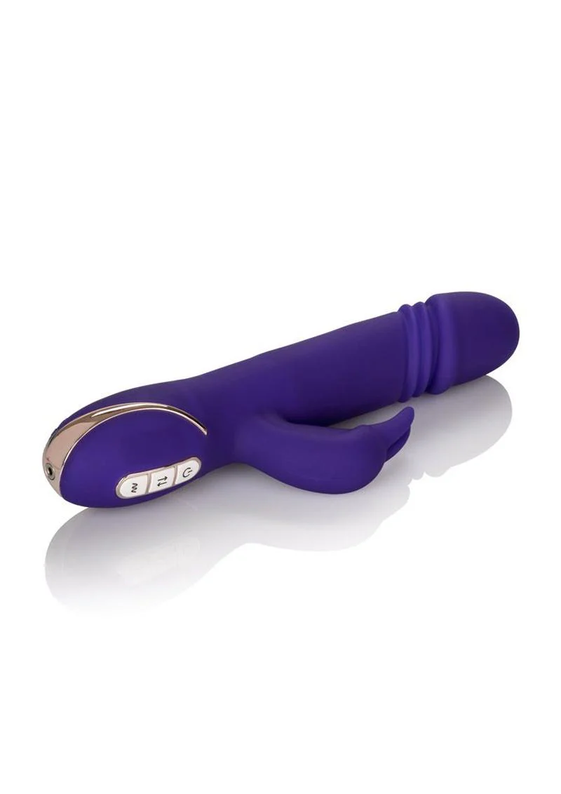 Jack Rabbit Signature Silicone Thrusting Rabbit Rechargeable Vibrator - Image 4