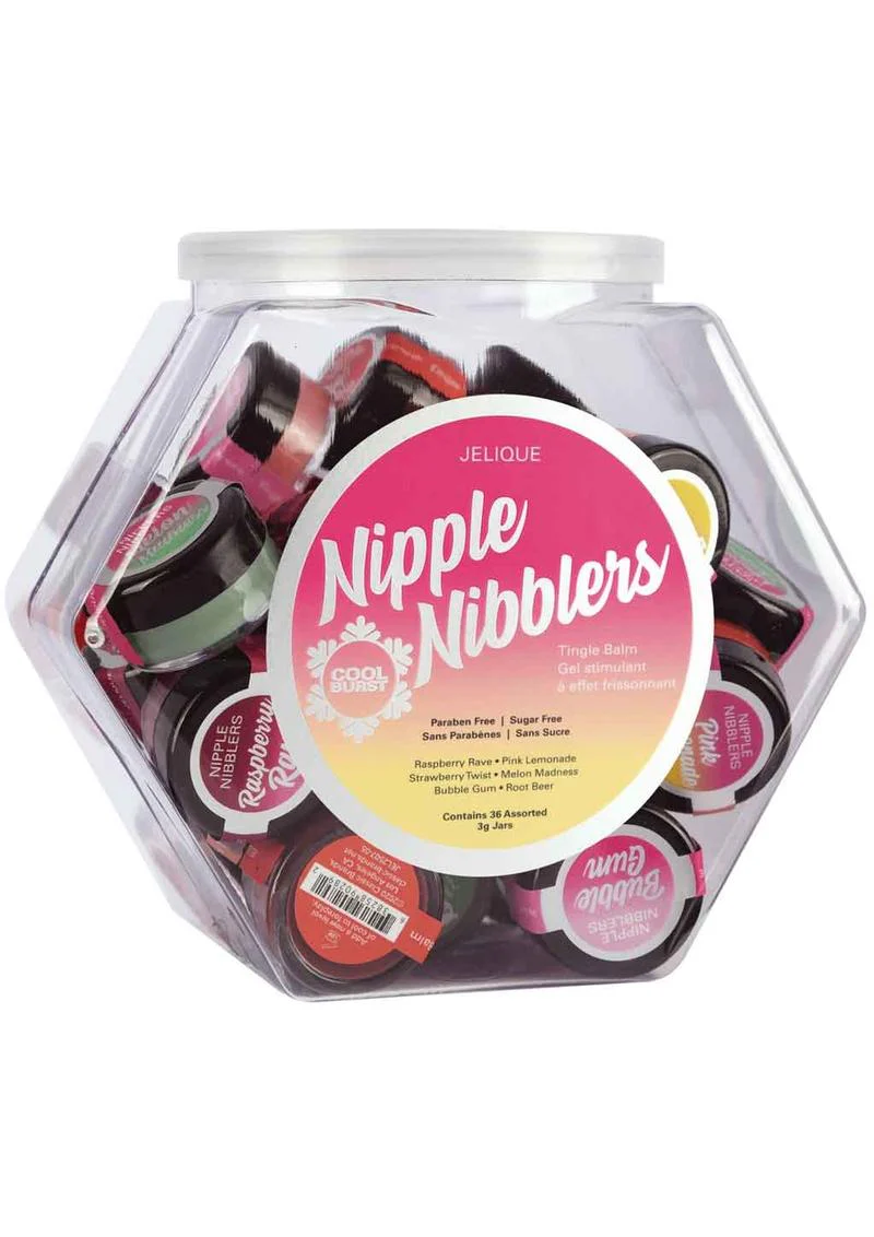 Jelique Nipple Nibblers Tingle Balm Assorted 3 Gm. (Display Bowl/36pcs. - Image 2