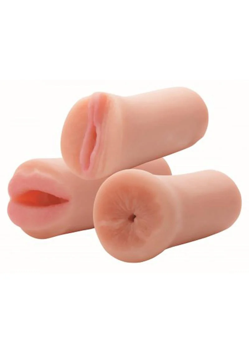 Jesse Jane Three-Way Stroker Set - Vanila - Image 2