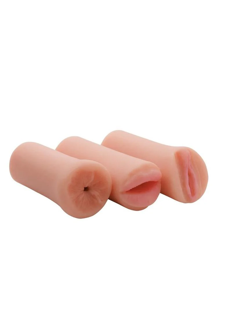 Jesse Jane Three-Way Stroker Set - Vanila - Image 4