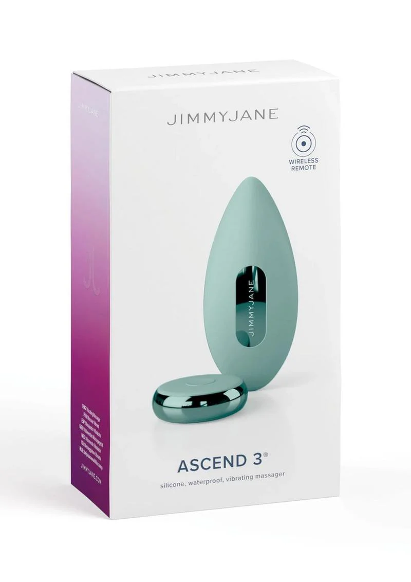 Jimmyjane Ascend 3 Silicone Vibrating Massager with Remote - Image 4