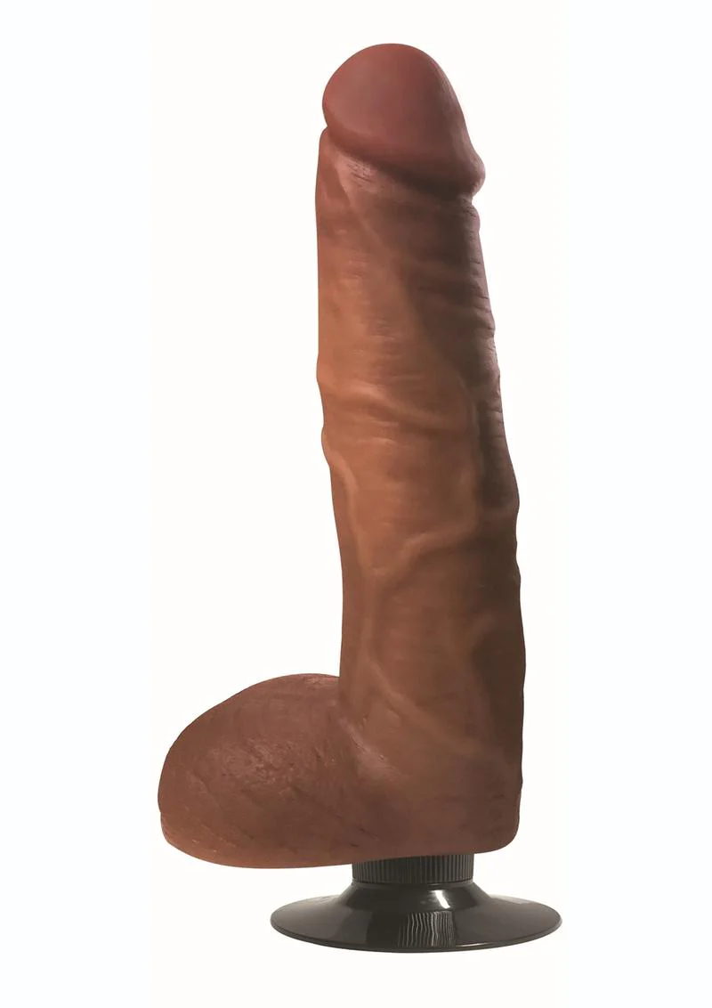 Jock Bareskin Realistic Vibrating Dong with Balls - Image 15