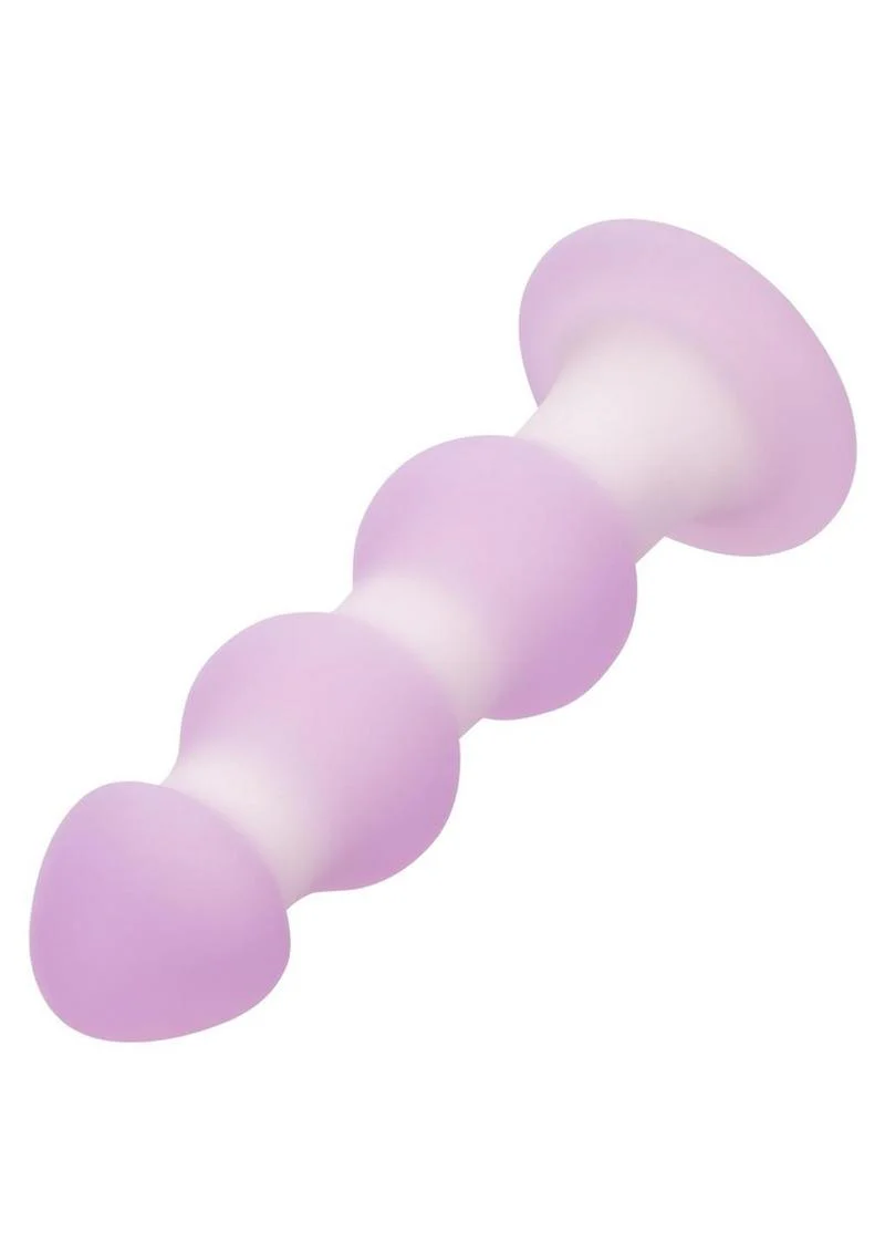 Lavender Haze Beaded Probe Silicone Rechargeable Anal Plug - Image 3