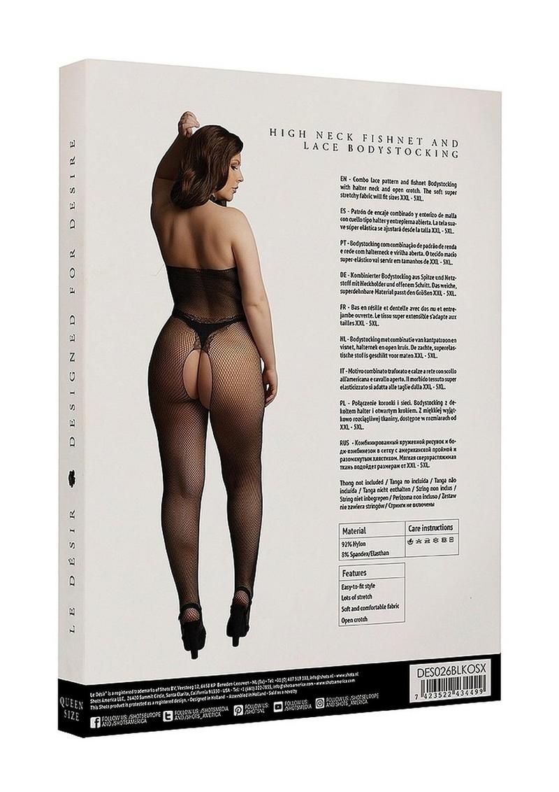 Le Desir Fishnet Lace Bodystocking - Image 10