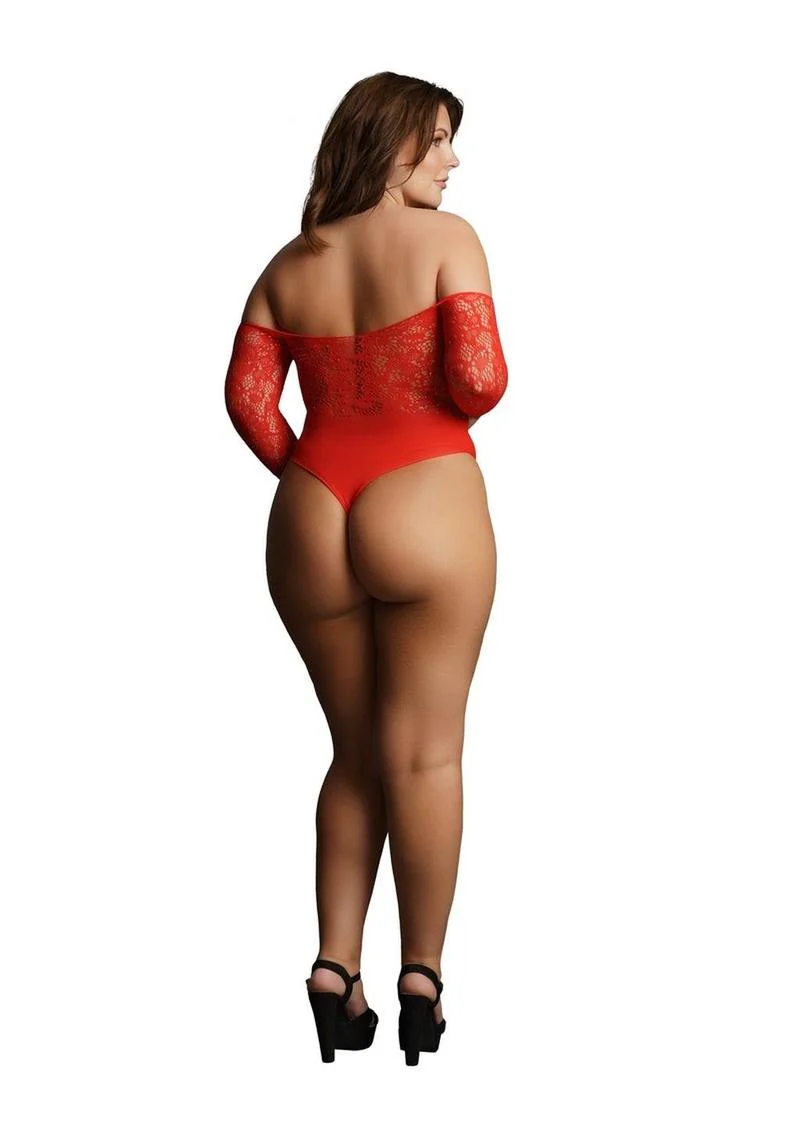Le Desir Suspender Rhinestone Pantyhose - Image 3