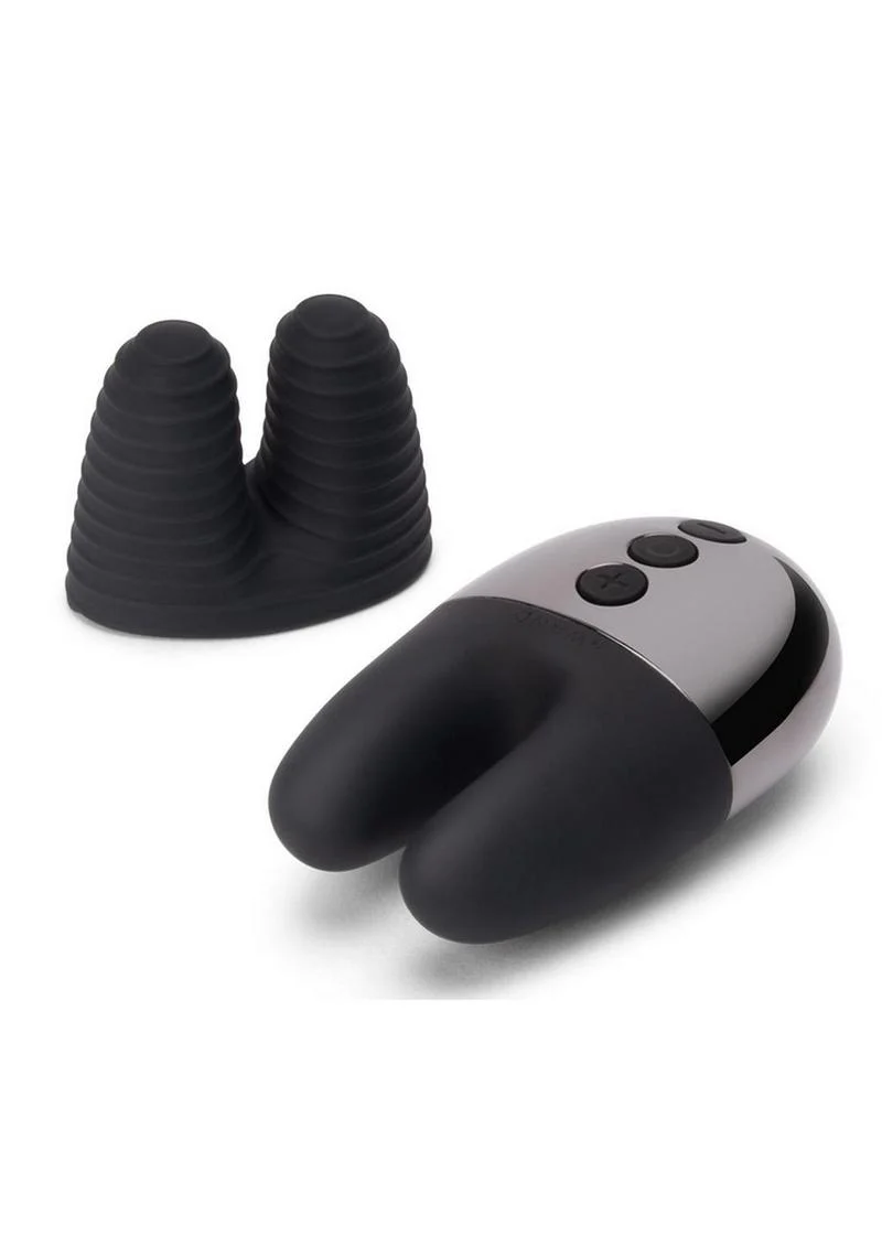 Le Wand Double Vibe Rechargeable Silicone Rabbit Vibrator - Image 9