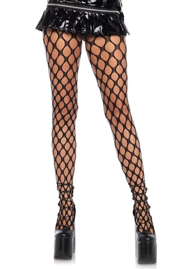 Leg Avenue Jumbo Pothole Net Tights - Image 3