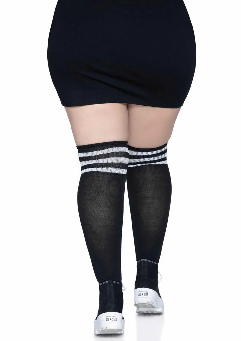 Leg Avenue Over The Knee Athletic Socks - Image 2