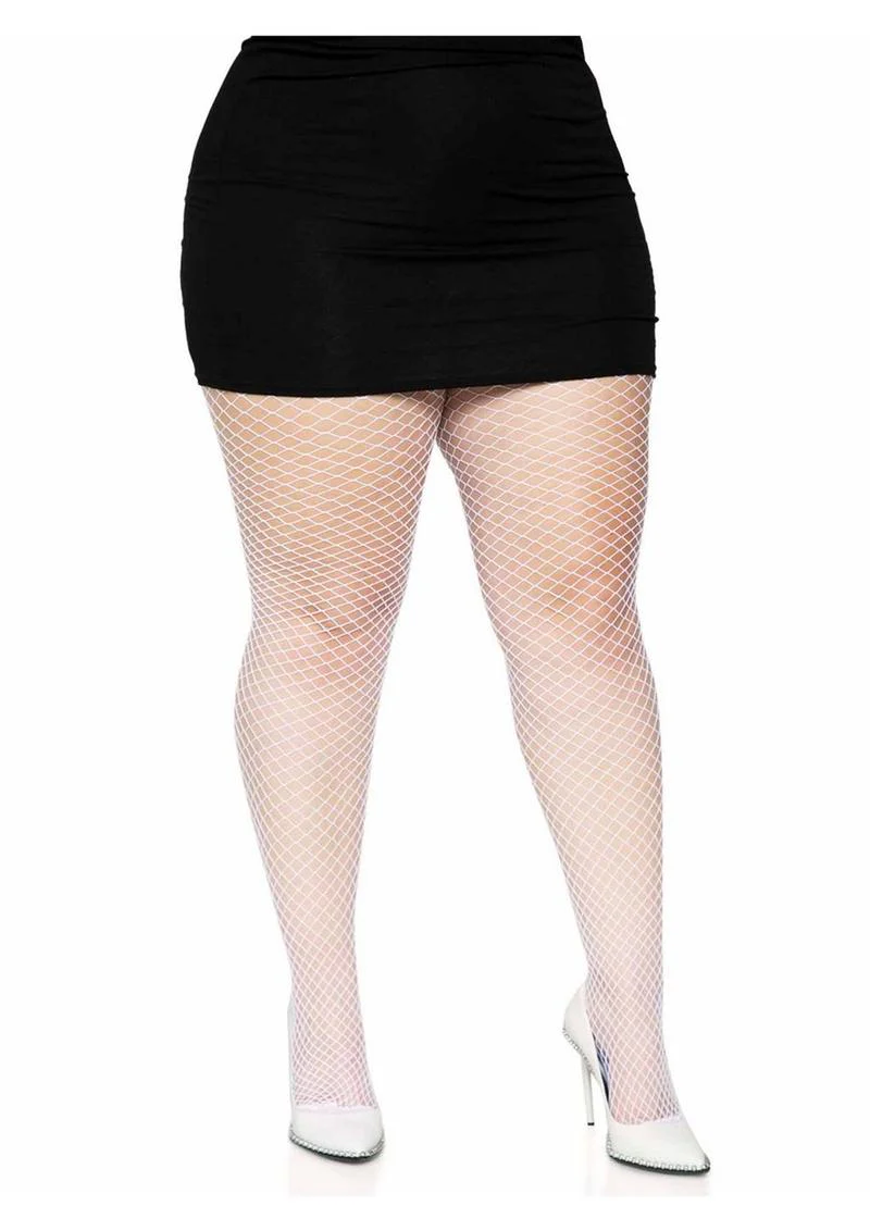 Leg Avenue Spandex Industrial Net Tights - 1x-2x - Image 3
