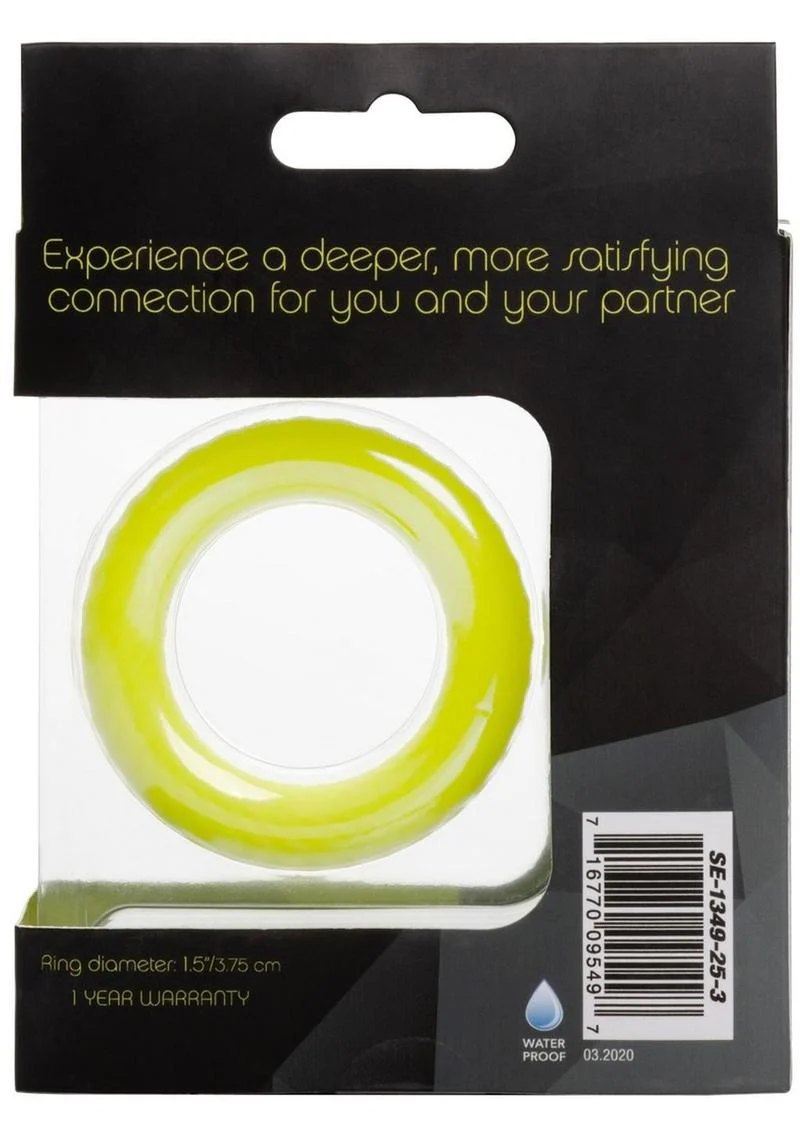 Link Up Ultra-Soft Edge Silicone Cock Ring - Image 3