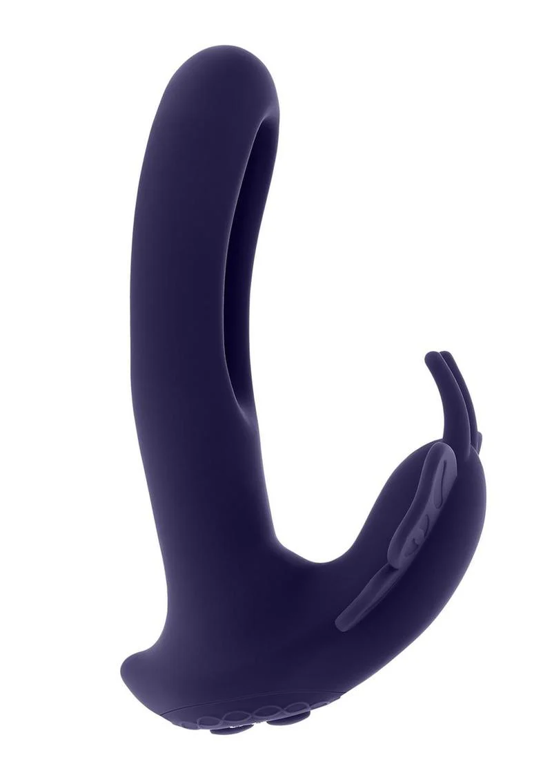 Lord Of The Wings Rechargeable Silicone Butterfly Stimulator with Remote - Image 2