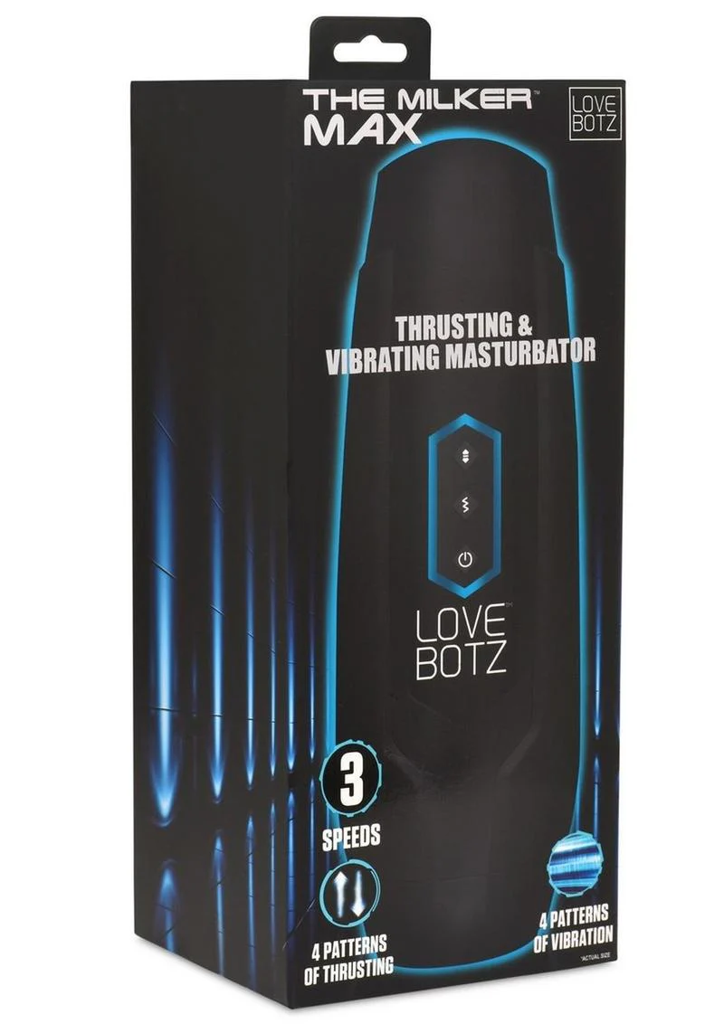 Lovebotz The Milker Max Rechargeable 14x Thrusting and Vibrating Masturbator - Image 3