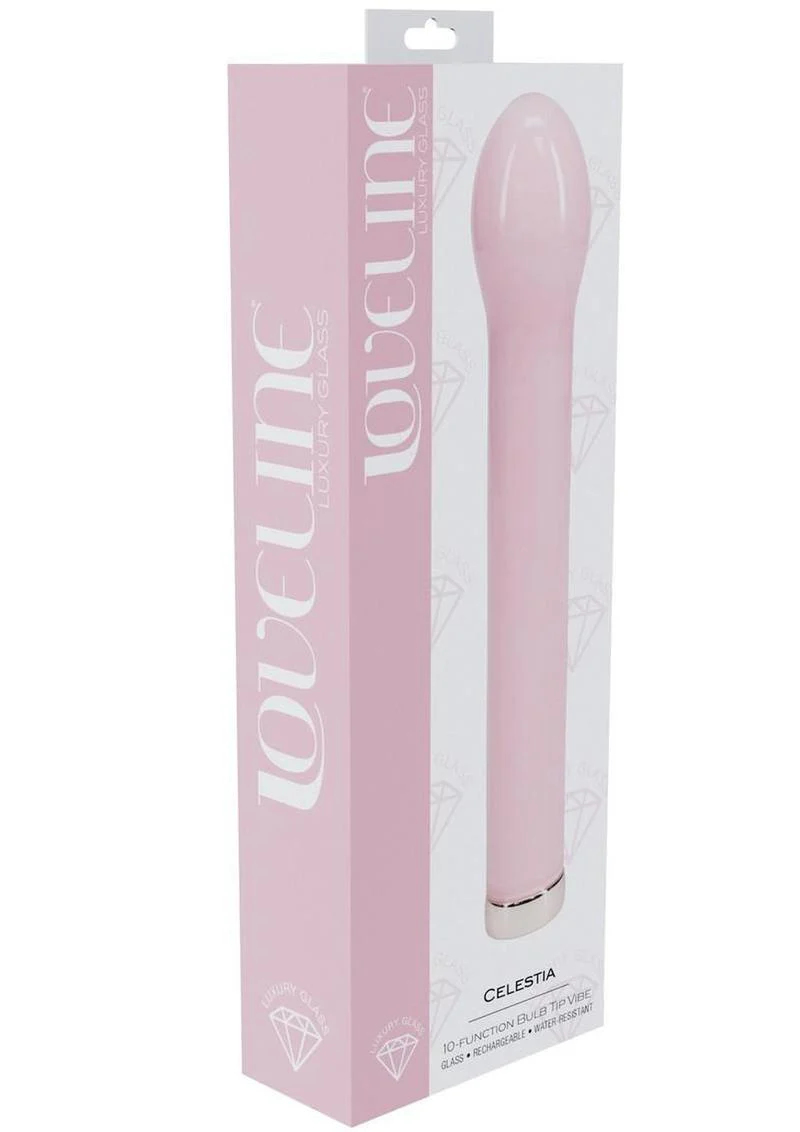 Loveline Celestia 10 Function Bulb Tip Rechargeable Glass Vibrator - Image 2