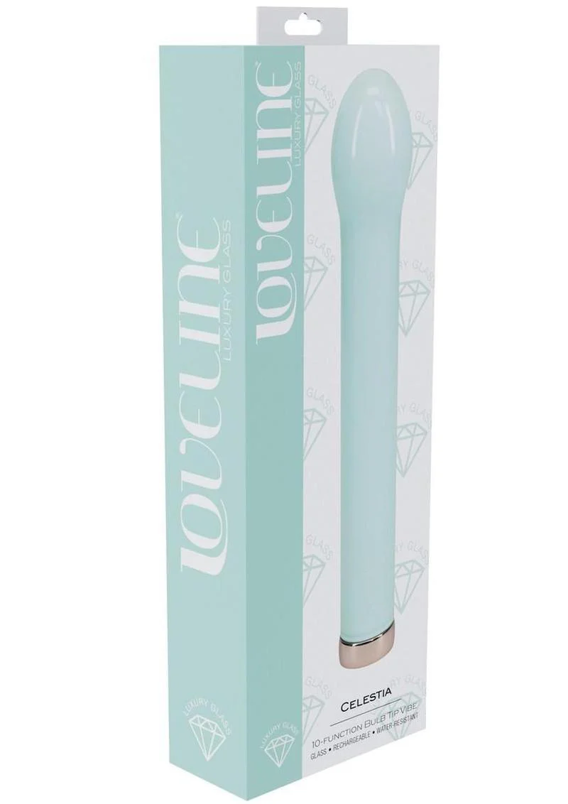 Loveline Celestia 10 Function Rechargeable Glass Bulb Tip Vibrator - Image 2