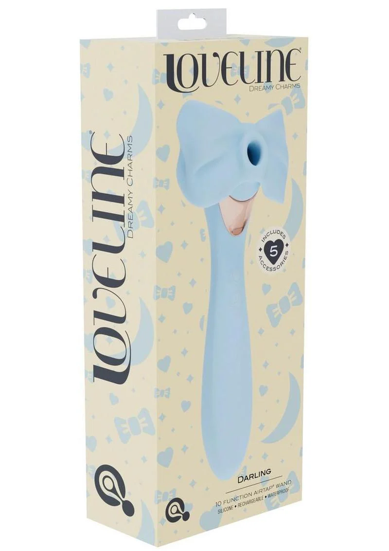 Loveline Darling Airtaptech 15 Function Rechargeable Silicone Vibrator - Image 2