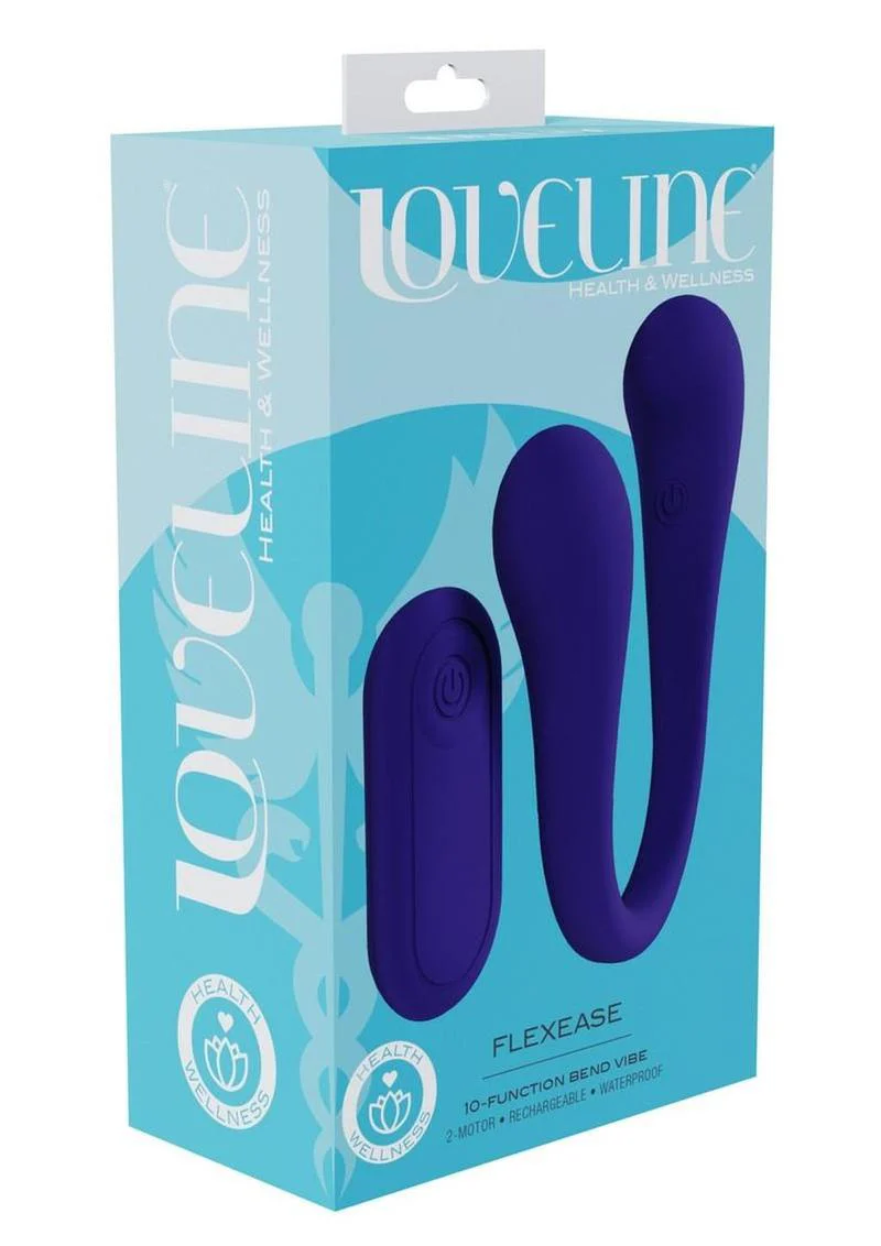 Loveline Flexease Bend 10 Function Silicone Rechargeable Vibrator - Image 2
