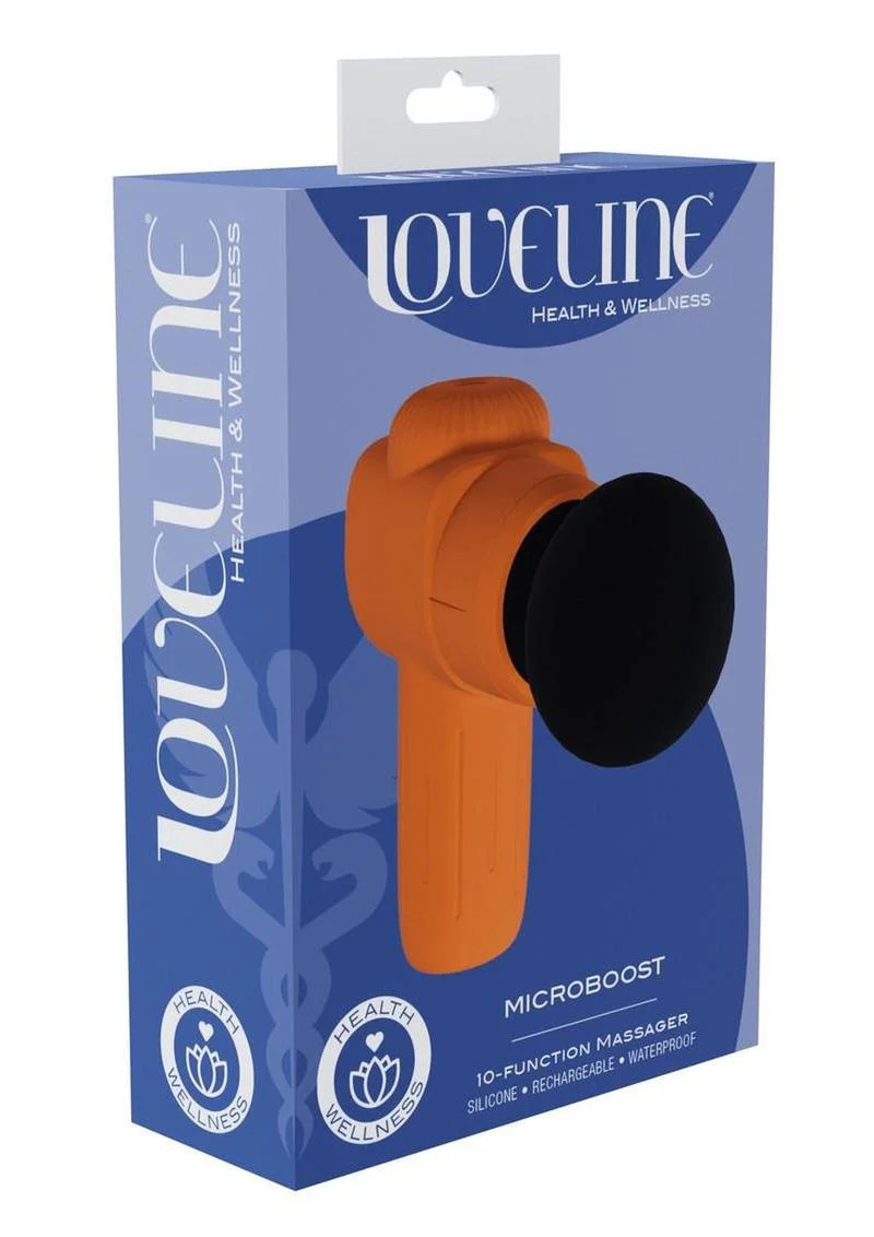 Loveline Microboost 10 Function Vibrating Rechargeable Silicone Massager - Image 2