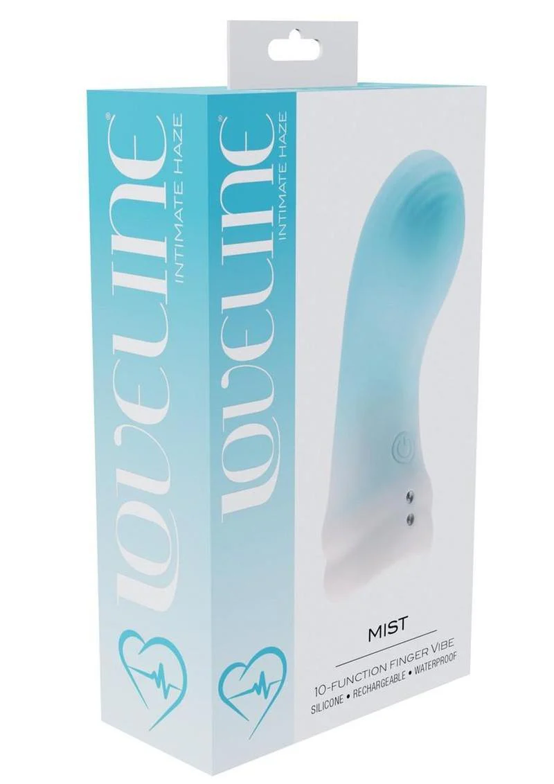 Loveline Mist 10 Function Rechargeable Silicone Finger Vibrator - Image 2