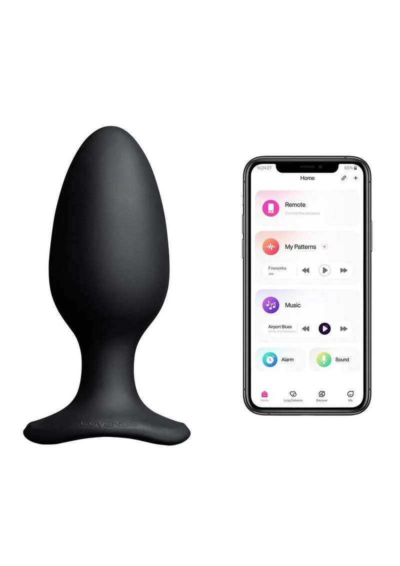 Lovense Hush 2 Rechargeable App Compatible Silicone Vibrating Anal Plug - Image 3